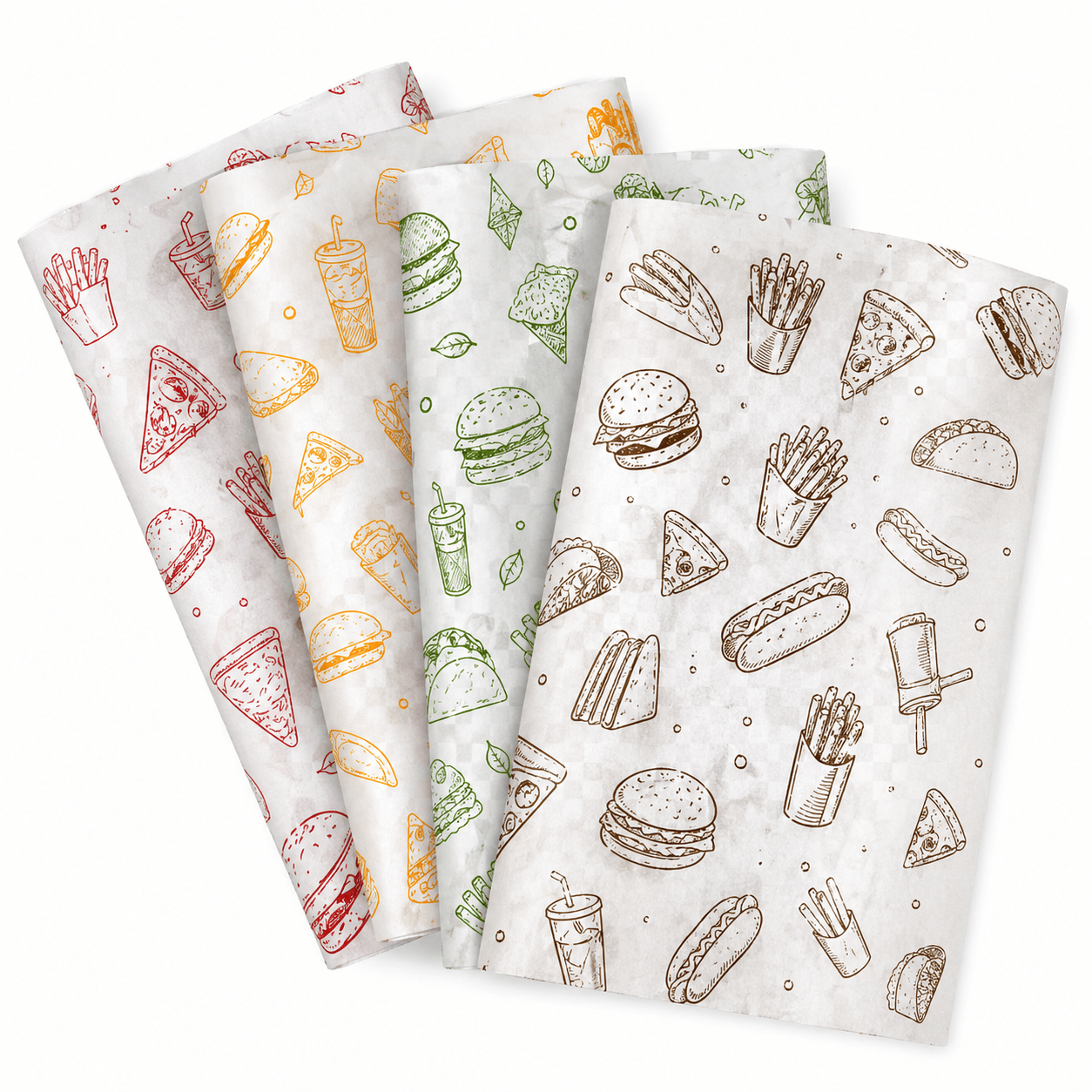 Custom wax paper promotional visual