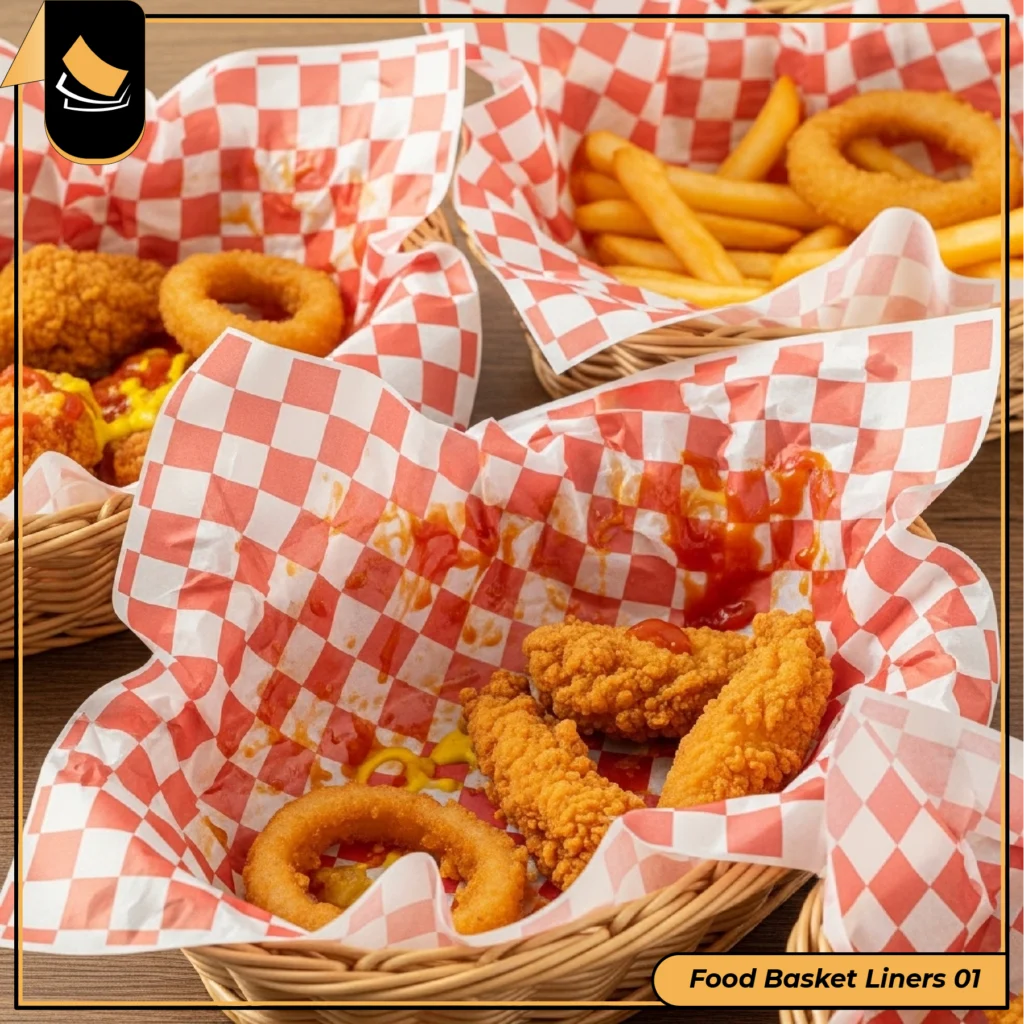 Custom Food Basket Liners