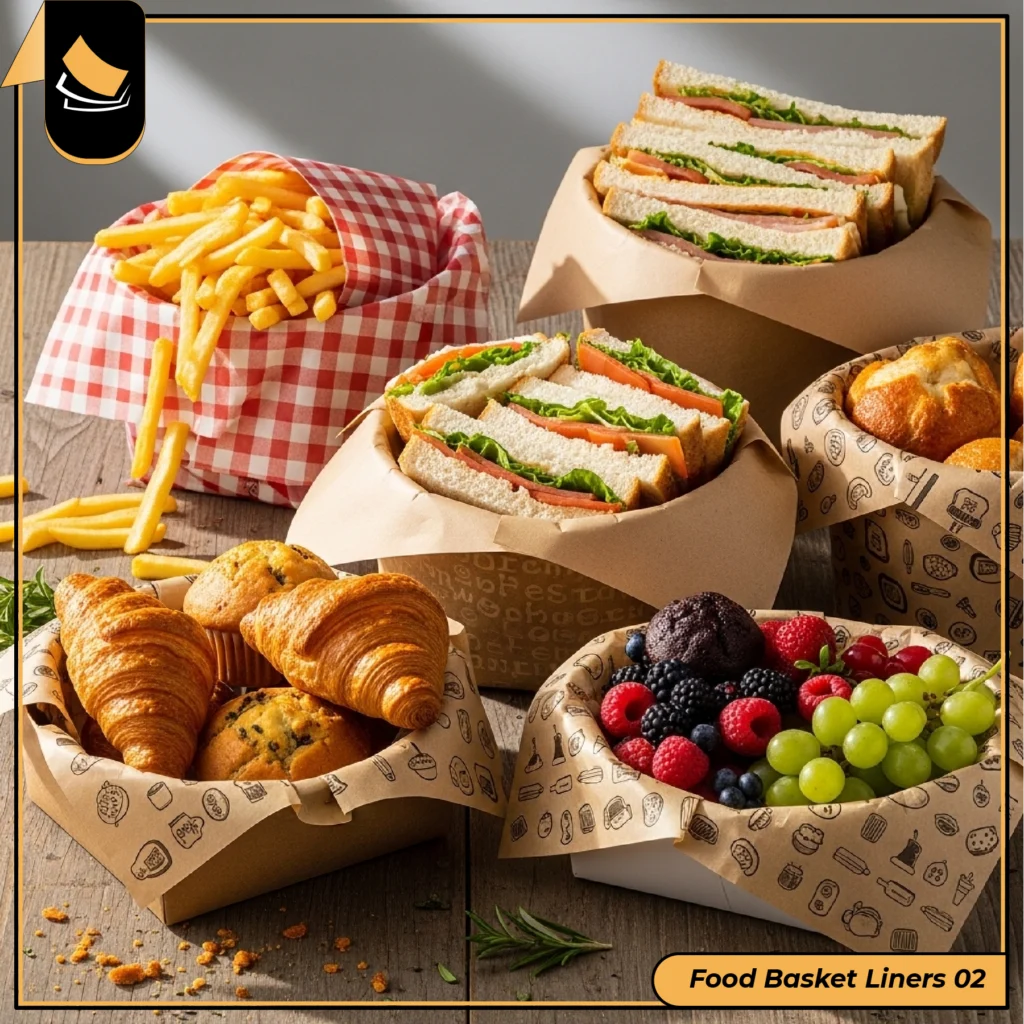 Custom Food Basket Liners