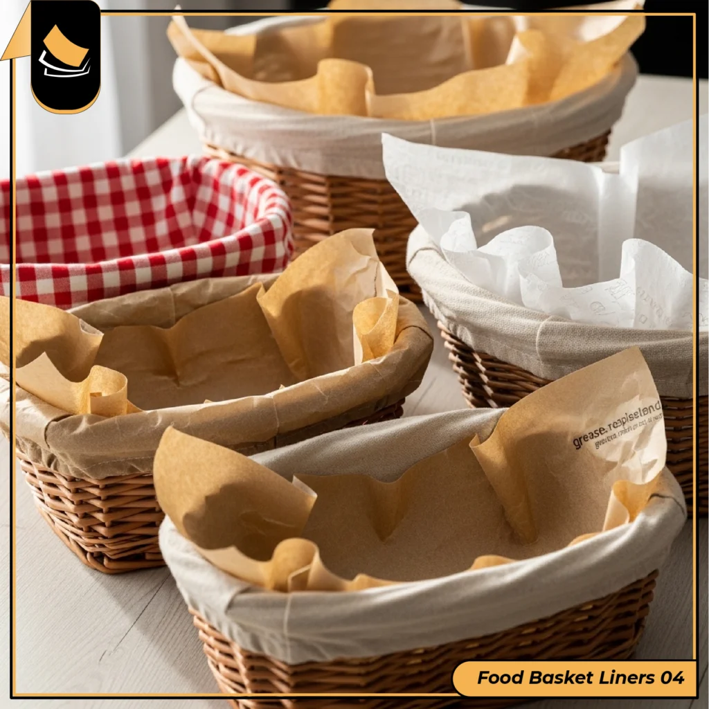 Custom Food Basket Liners