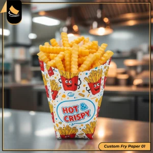 Custom Printed Fry Paper