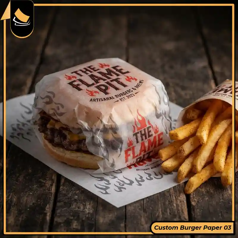 Custom Burger Paper