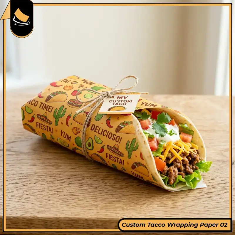 Custom Taco Wrapping Paper