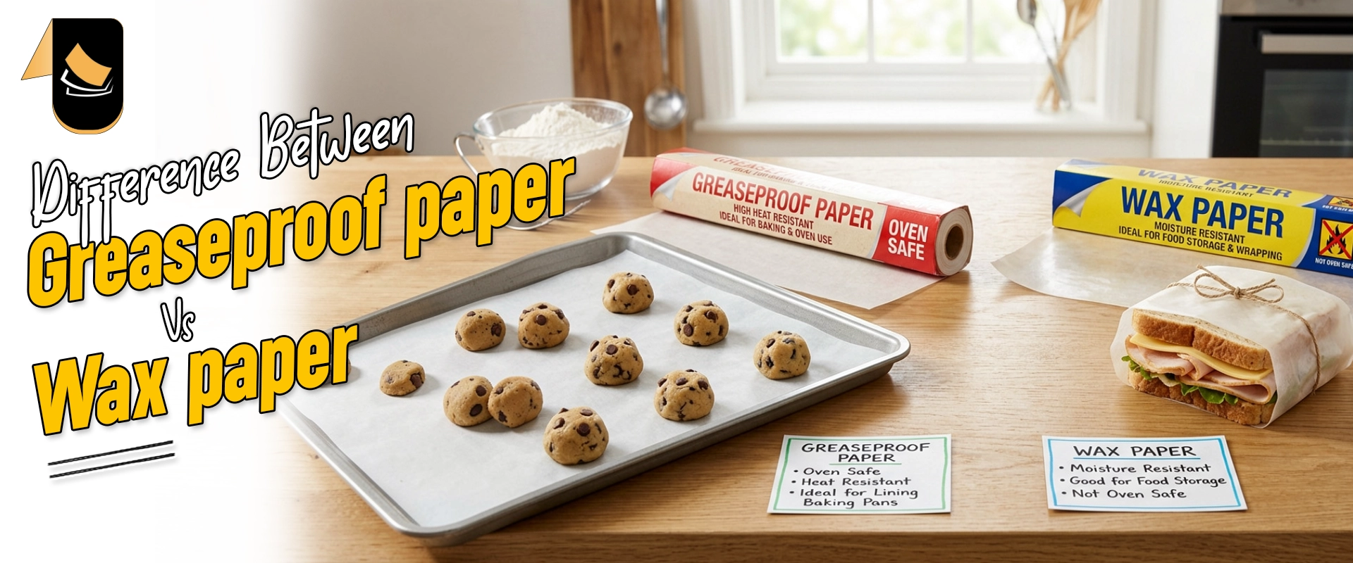 Difference Between Greaseproof Paper vs Wax Paper