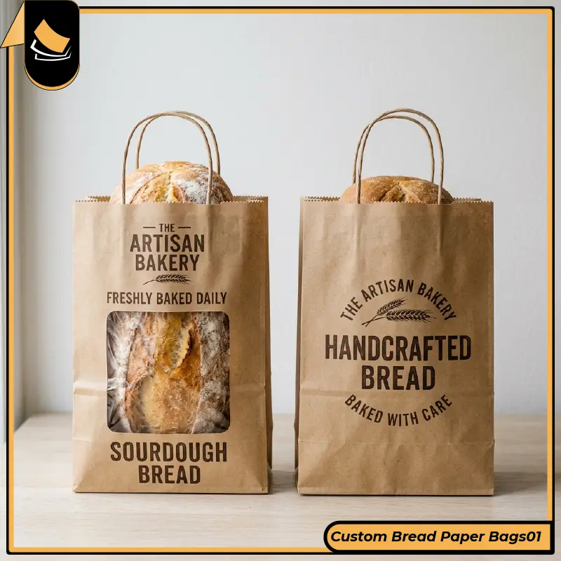 Custom Bread Paper Bags