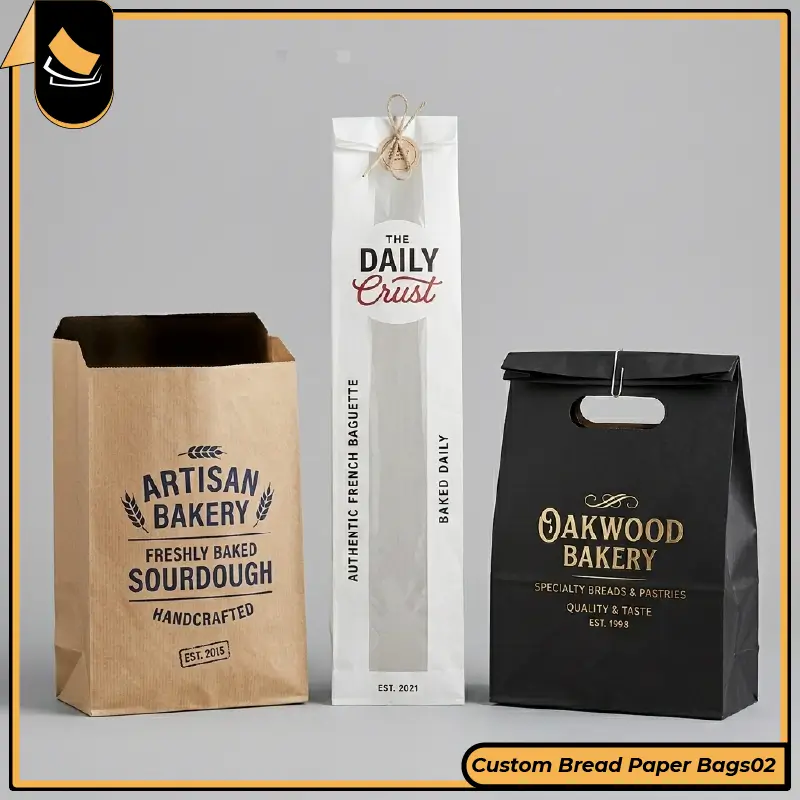 Custom Bread Paper Bags