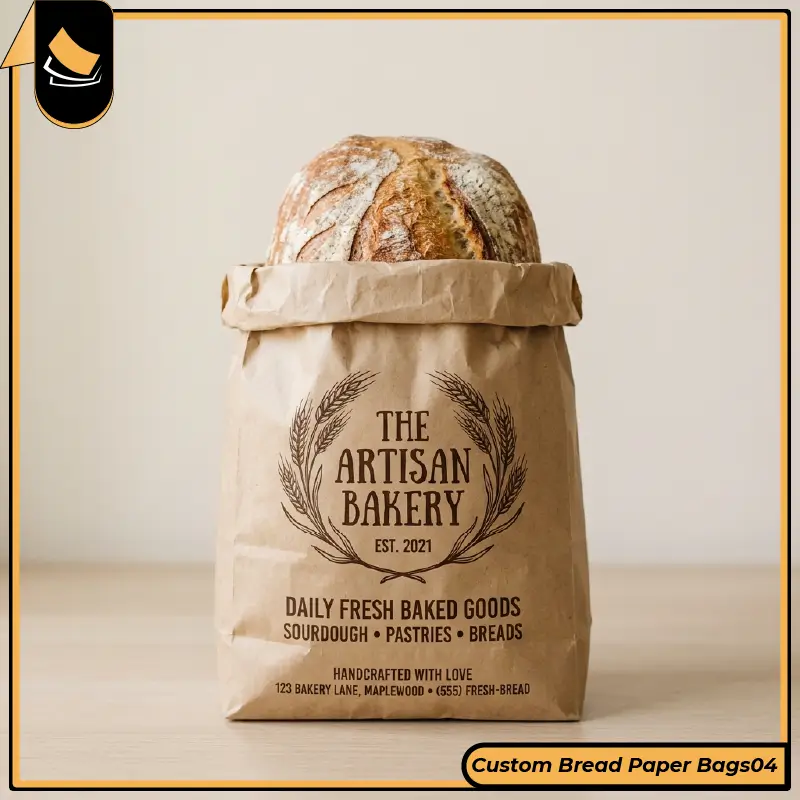 Custom Bread Paper Bags