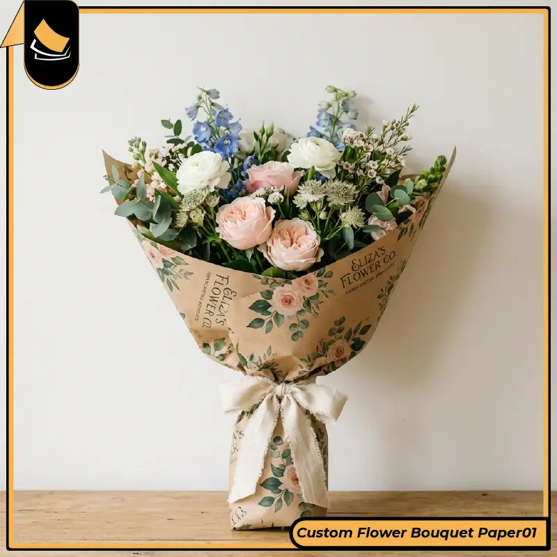 Custom Flower Bouquet Paper