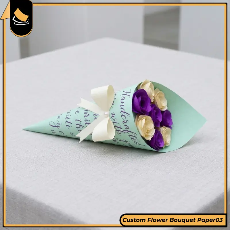 Custom Flower Bouquet Paper