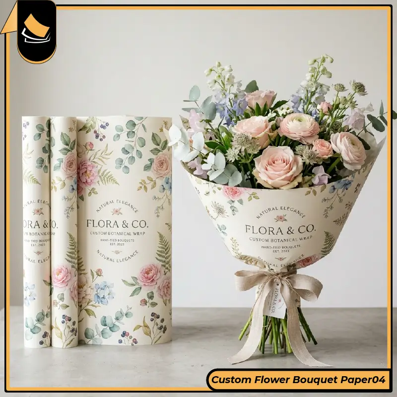 Custom Flower Bouquet Paper