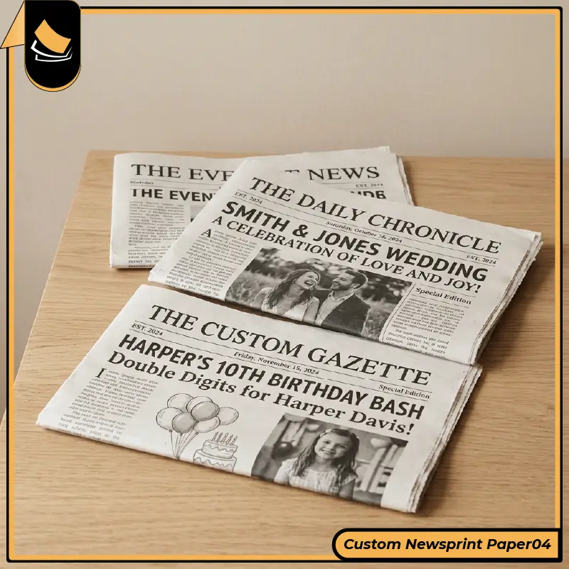 Custom Newsprint Paper