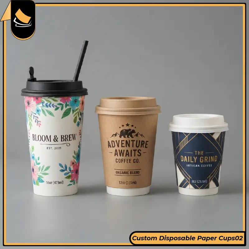 Custom Disposable Paper Cups