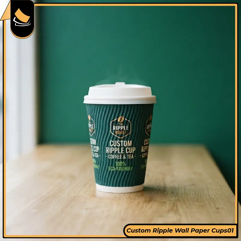 Custom Ripple Wall Paper Cups