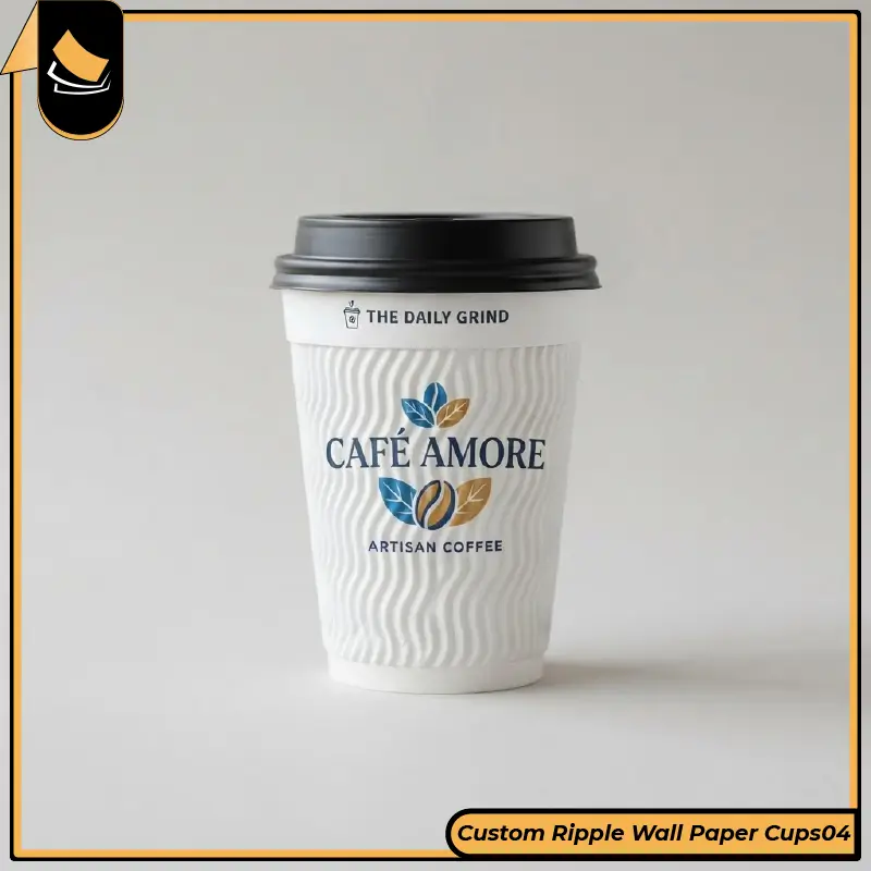 Custom Ripple Wall Paper Cups
