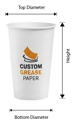 Cup Dimension Specifications Diagram
