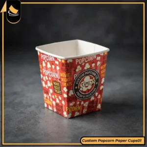 Custom Popcorn Paper Cups